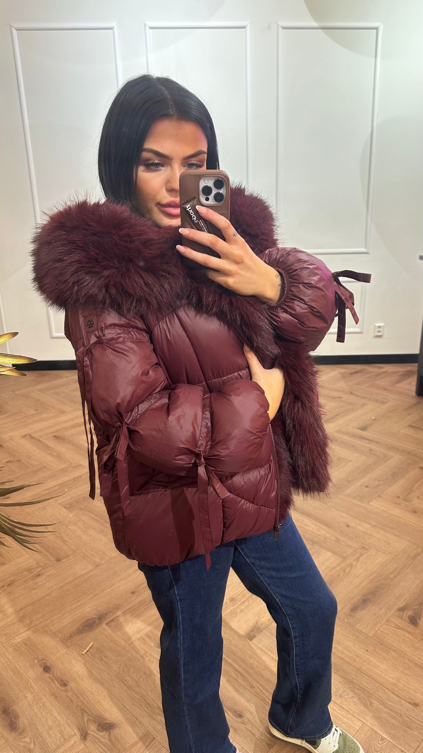 JAMILA DELUXE WINTERJACKET BORDEAUX