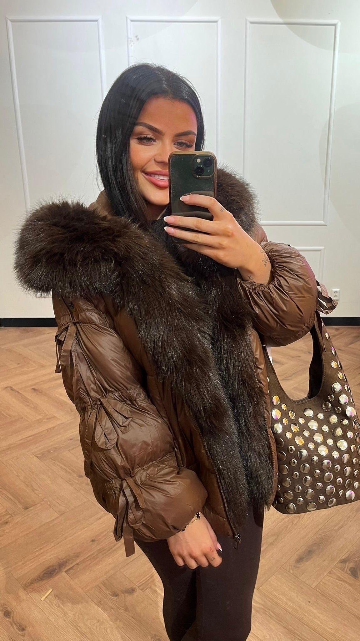 JAMILA DELUXE WINTERJACKET BROWN