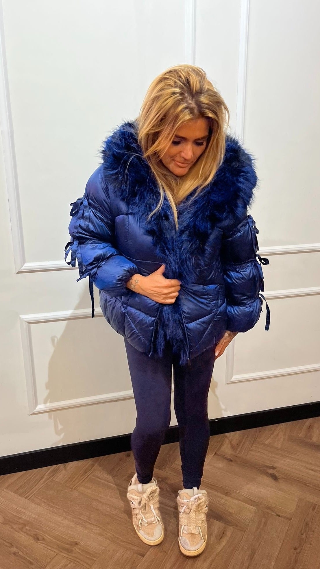 JAMILA DELUXE WINTERJACKET BLUE