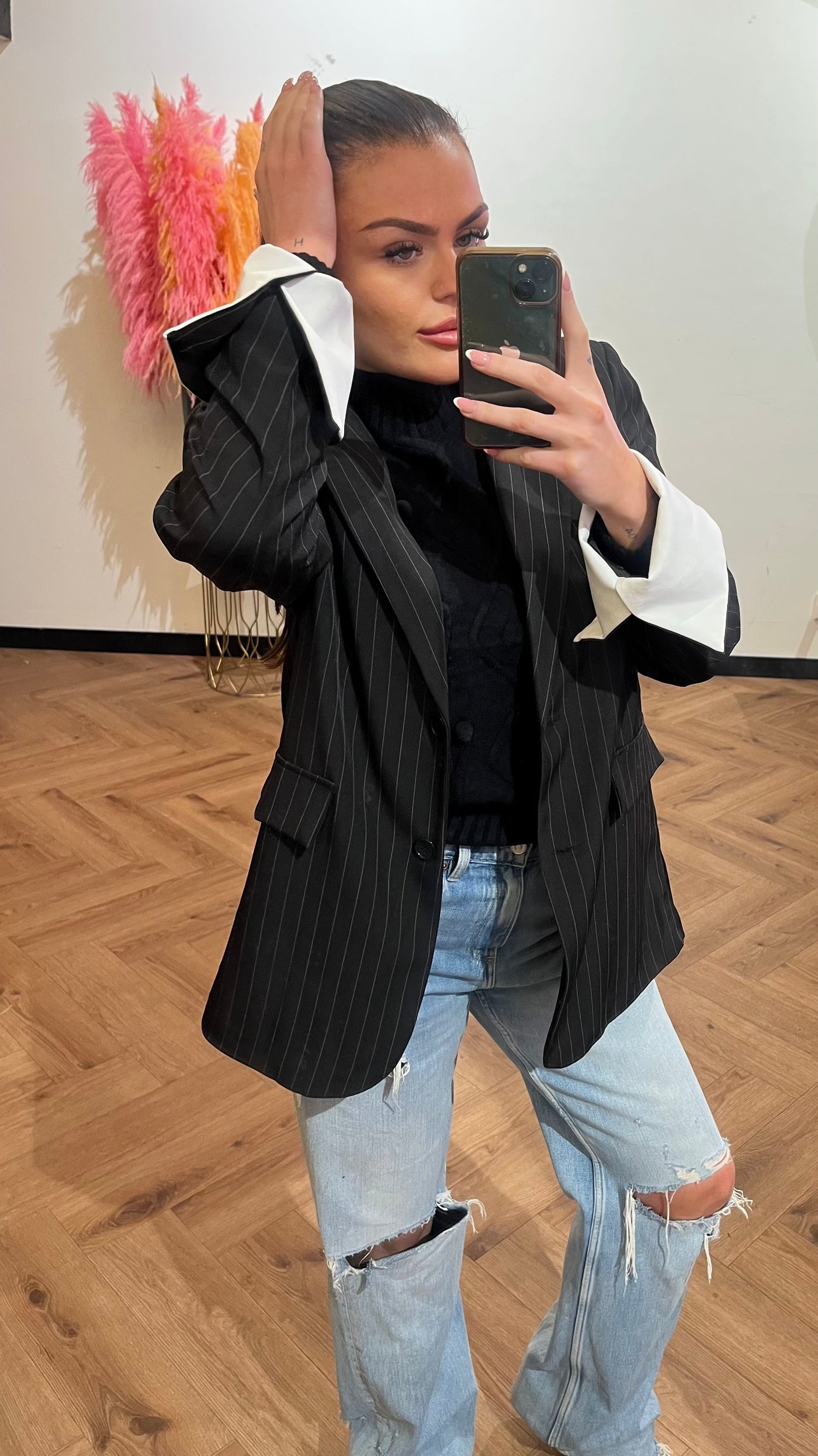 NAYOMI BLAZER BLACK