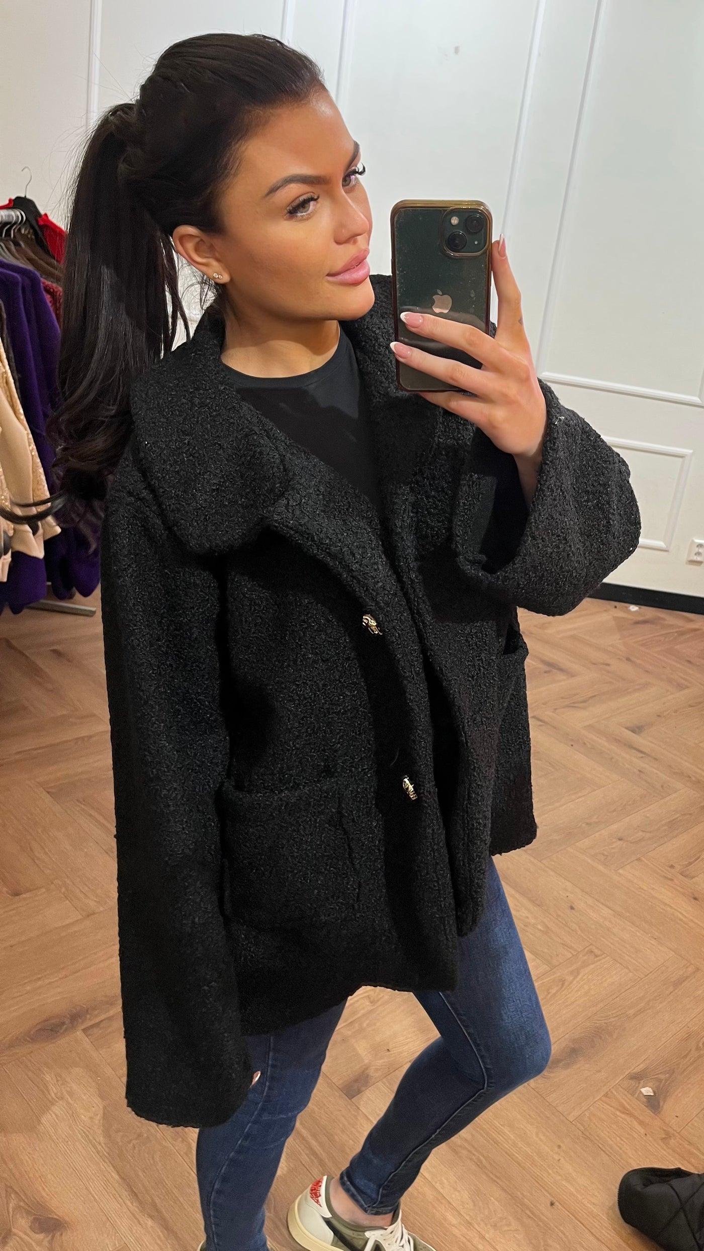 ZAIRA ACTIE JACKET BLACK