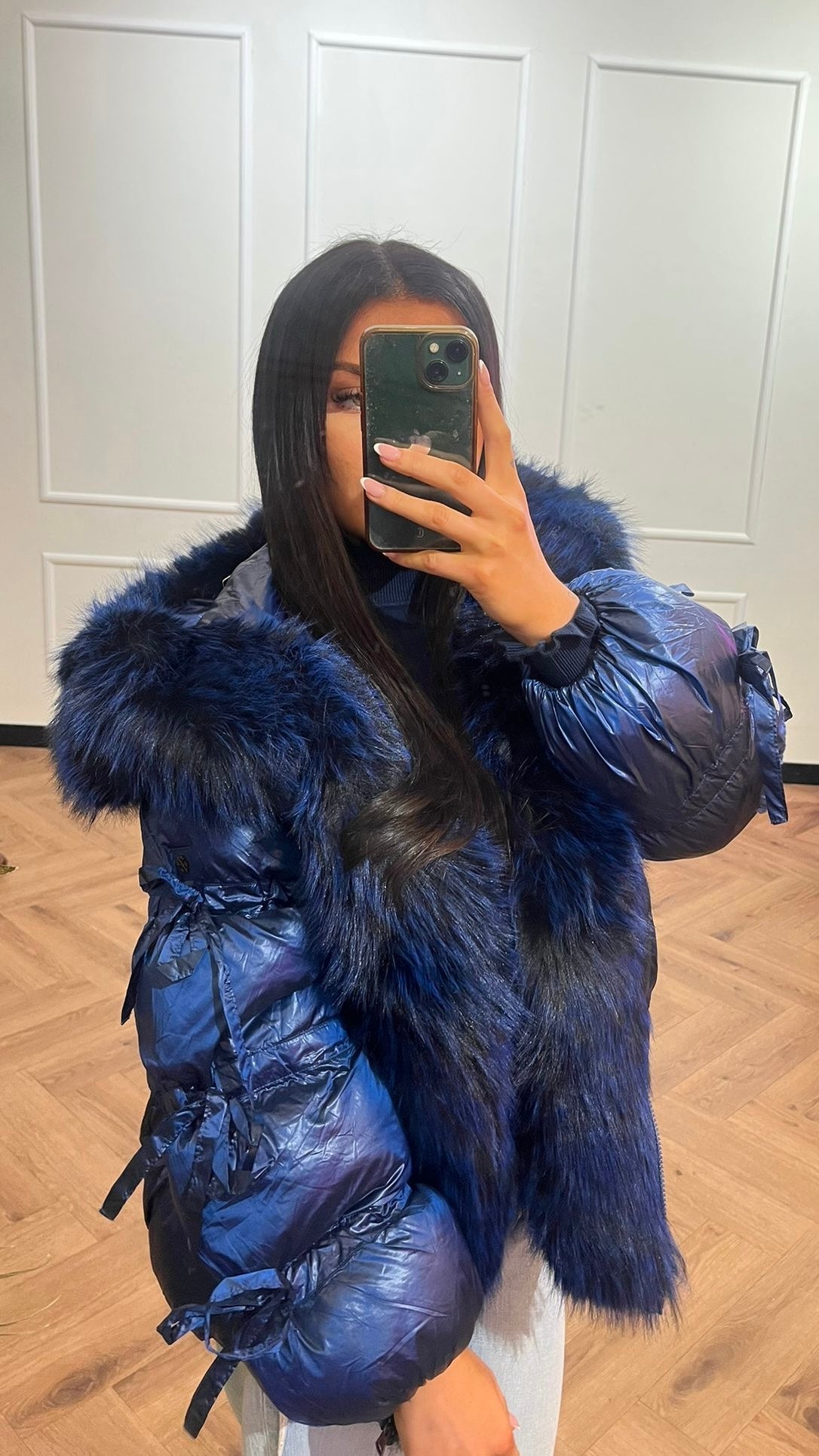 JAMILA DELUXE WINTERJACKET BLUE