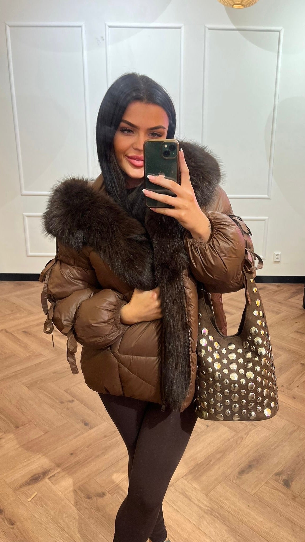 JAMILA DELUXE WINTERJACKET BROWN