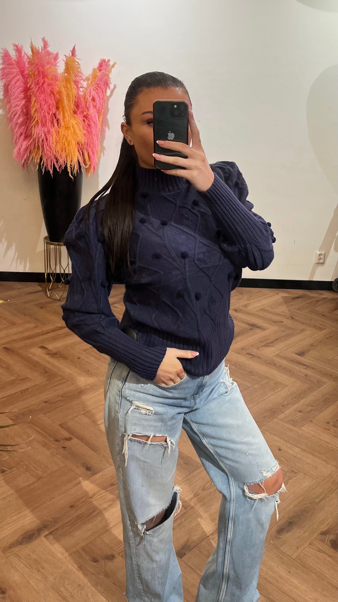 JAIVEY TOP NAVY