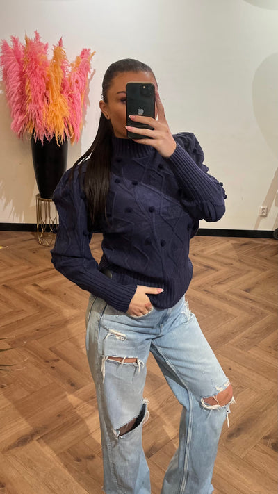 JAIVEY TOP NAVY
