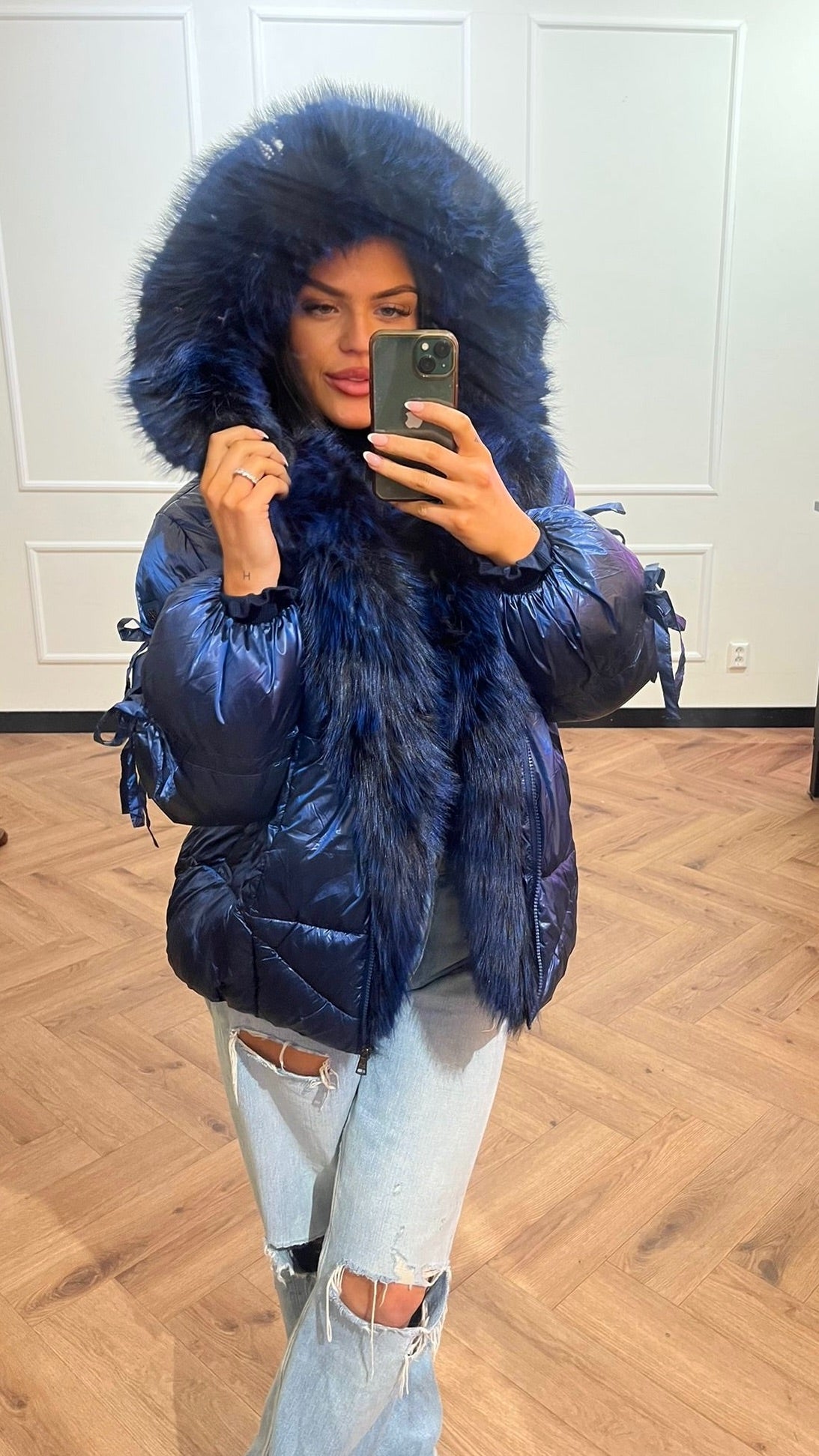 JAMILA DELUXE WINTERJACKET BLUE