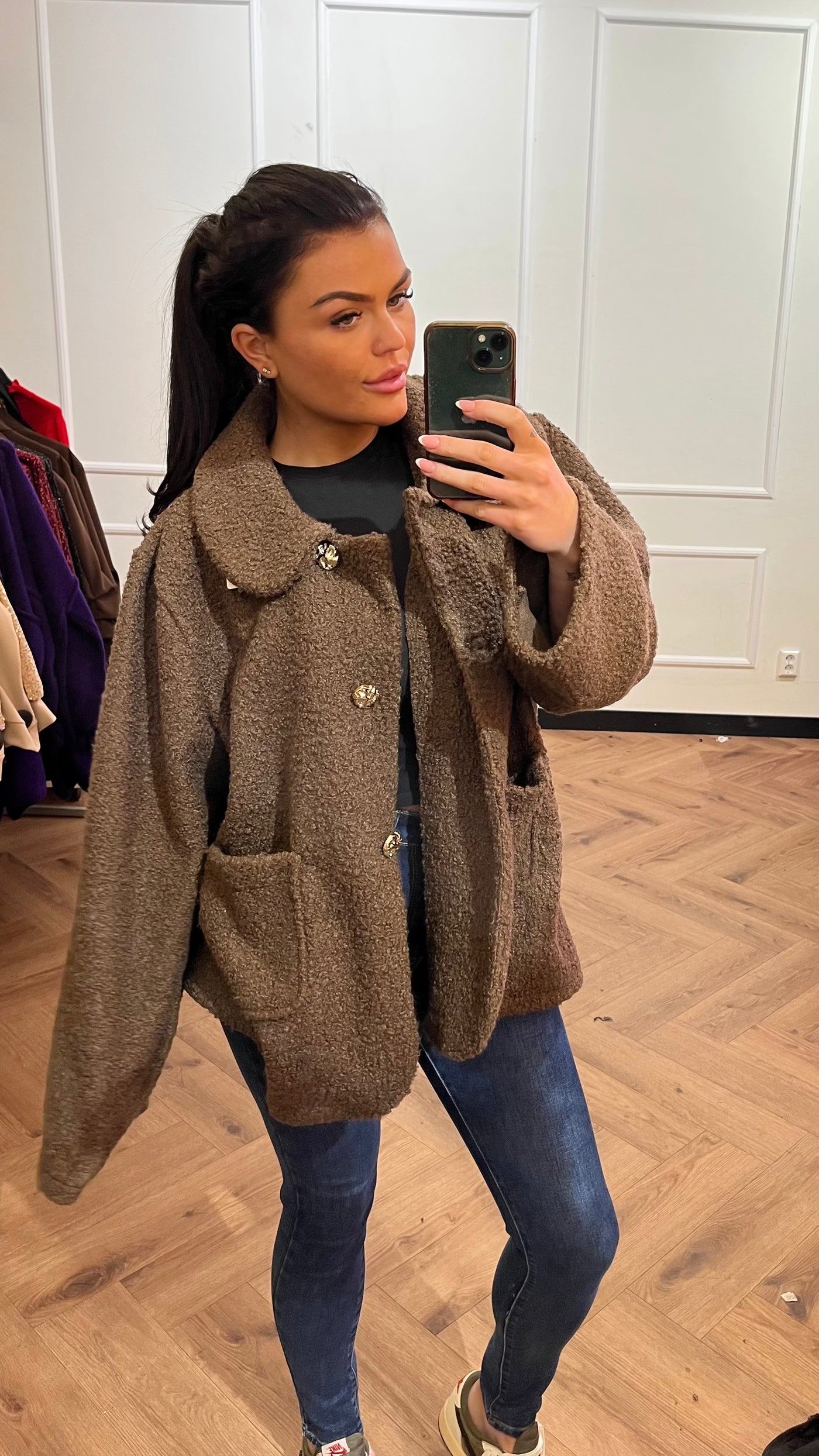 ZAIRA ACTIE JACKET TAUPE