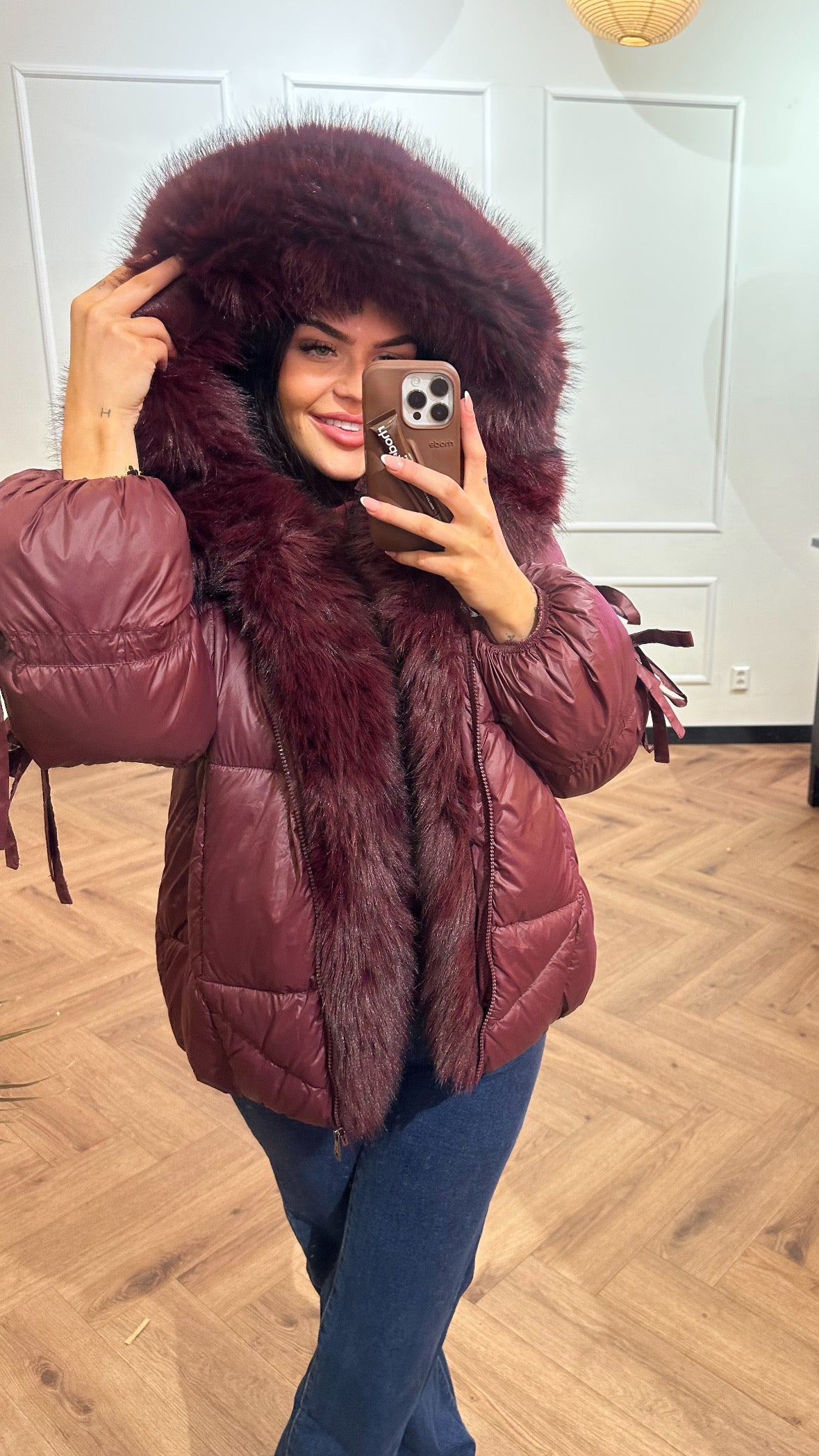 JAMILA DELUXE WINTERJACKET BORDEAUX