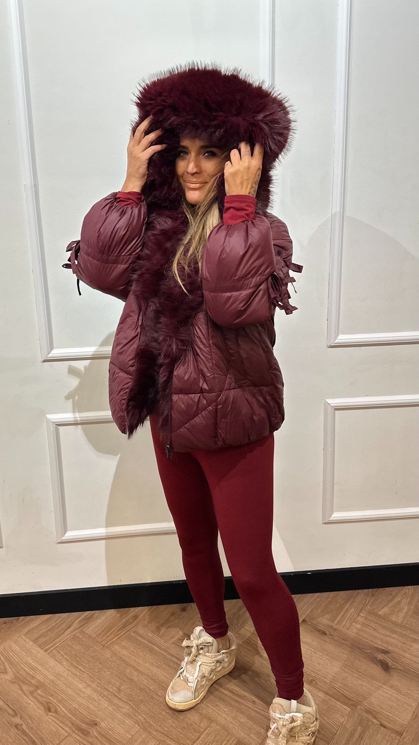 JAMILA DELUXE WINTERJACKET BORDEAUX