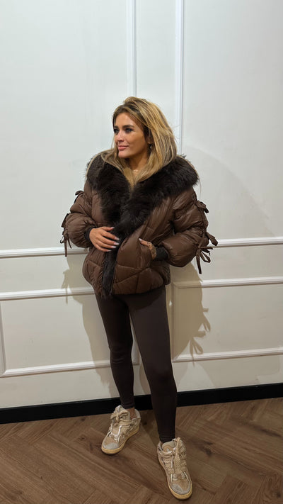 JAMILA DELUXE WINTERJACKET BROWN