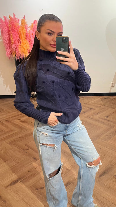 JAIVEY TOP NAVY
