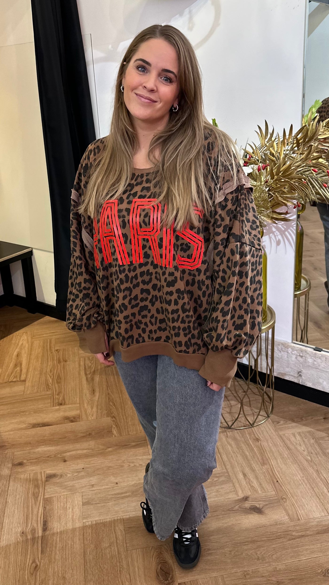 TIGER SWEATER PARIS RED