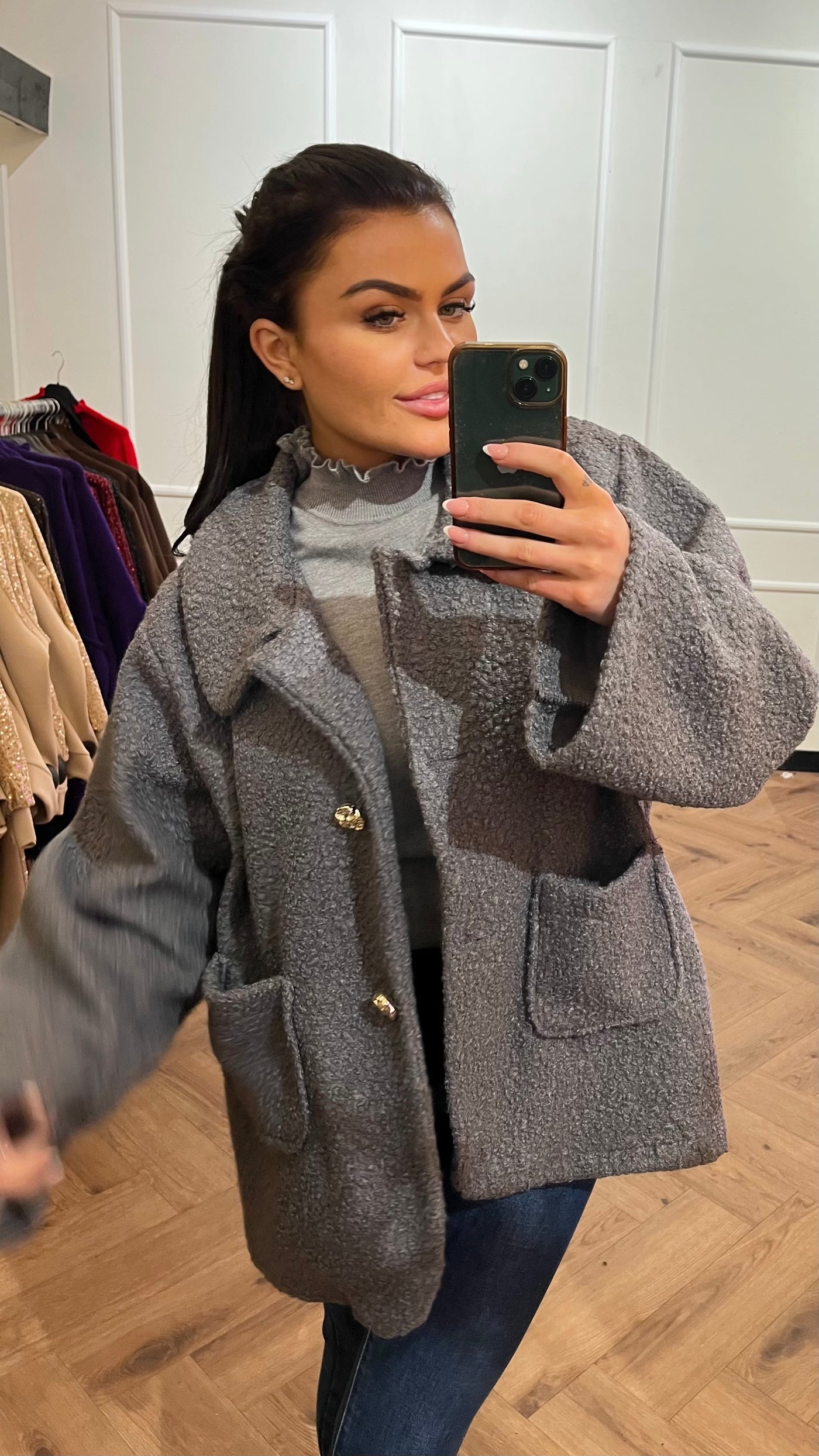 ZAIRA ACTIE JACKET GREY