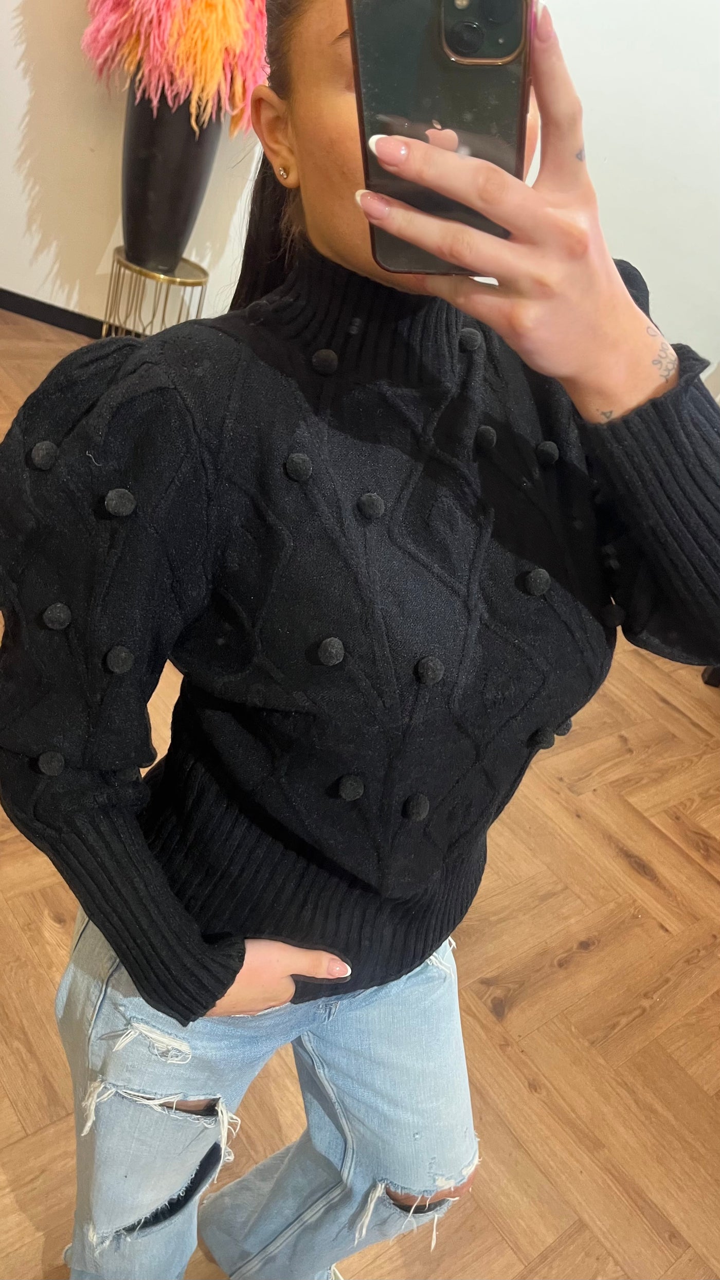 JAIVEY TOP BLACK