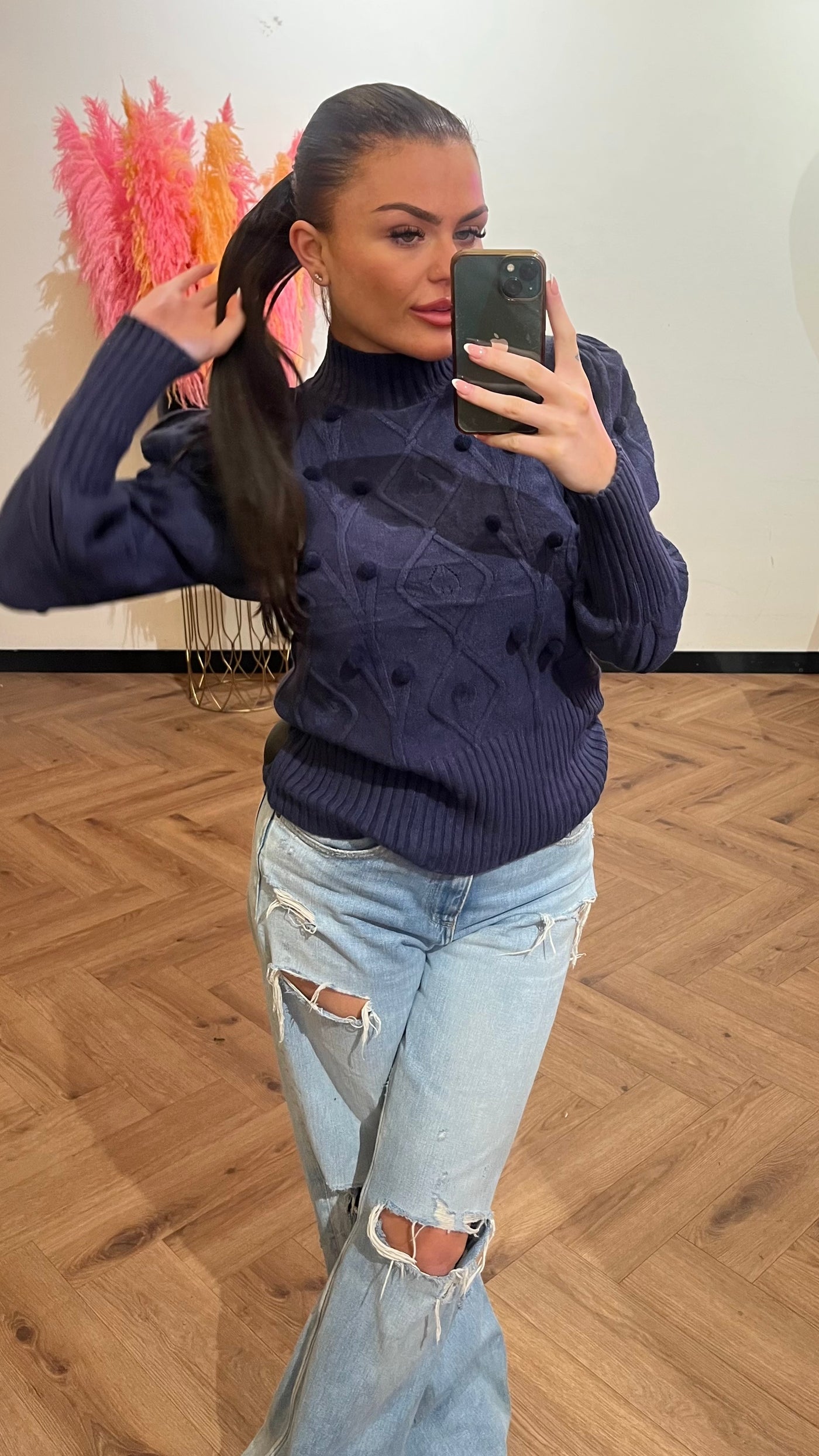 JAIVEY TOP NAVY