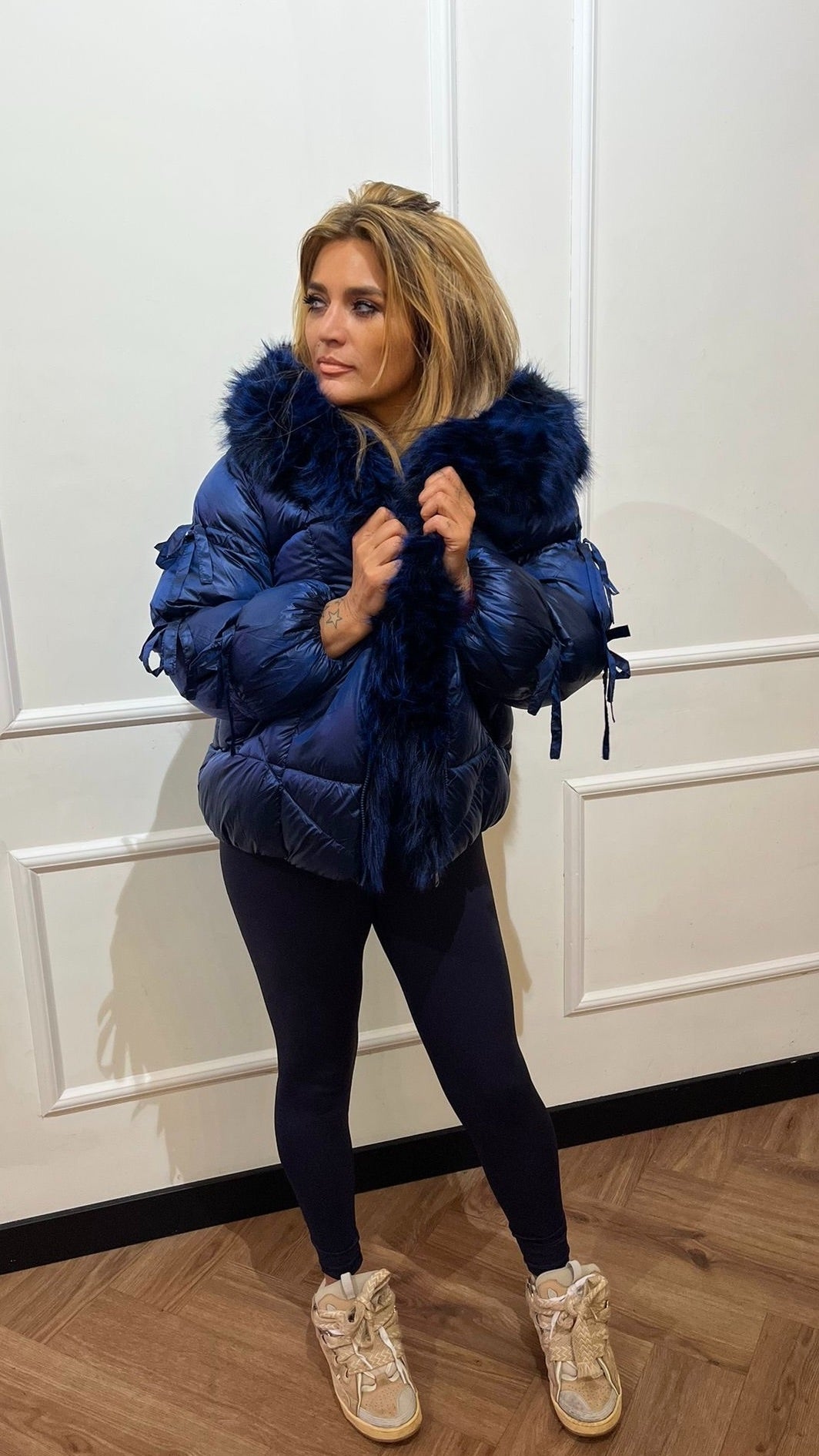 JAMILA DELUXE WINTERJACKET BLUE