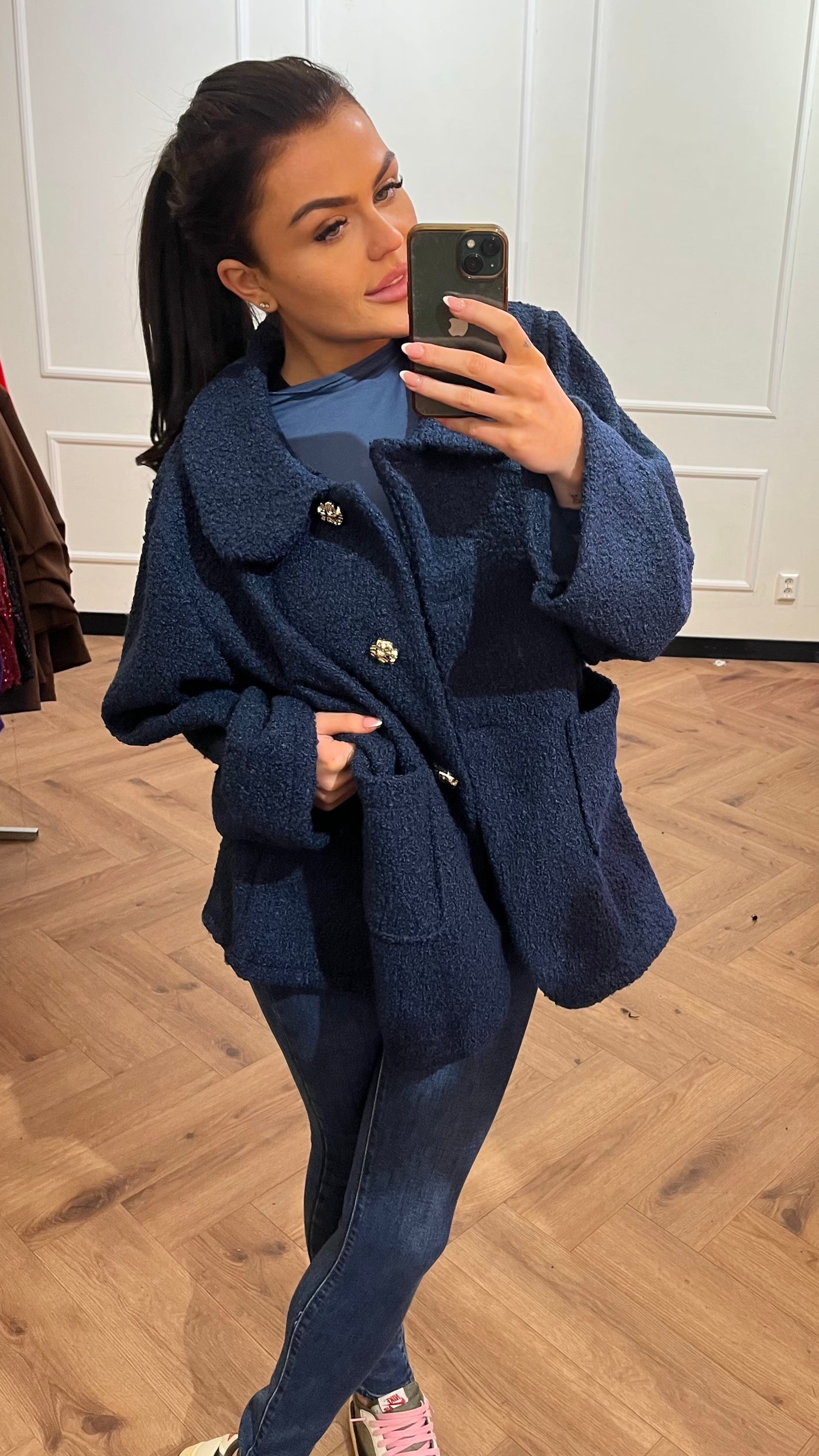 ZAIRA ACTIE JACKET BLUE