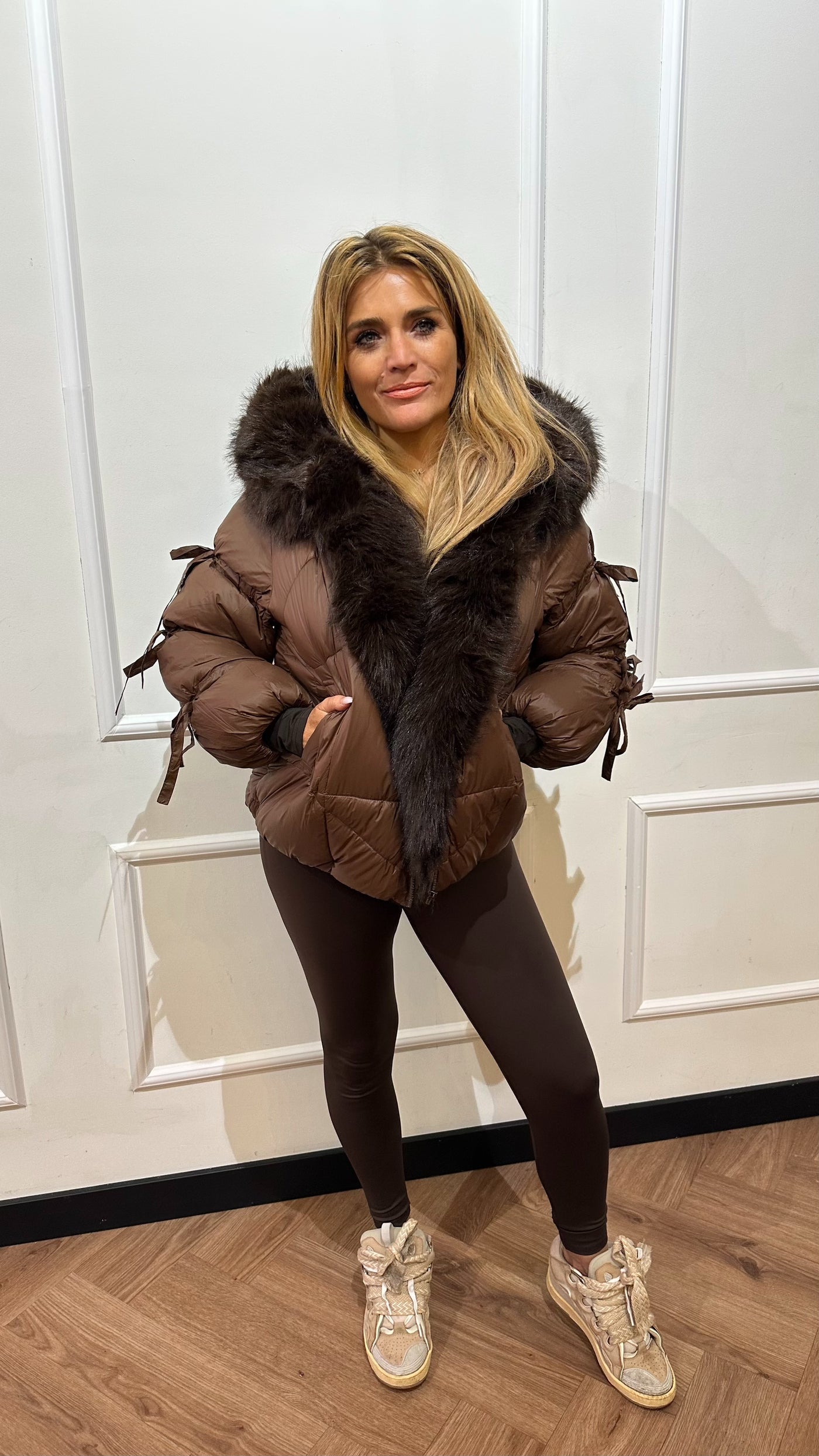 JAMILA DELUXE WINTERJACKET BROWN