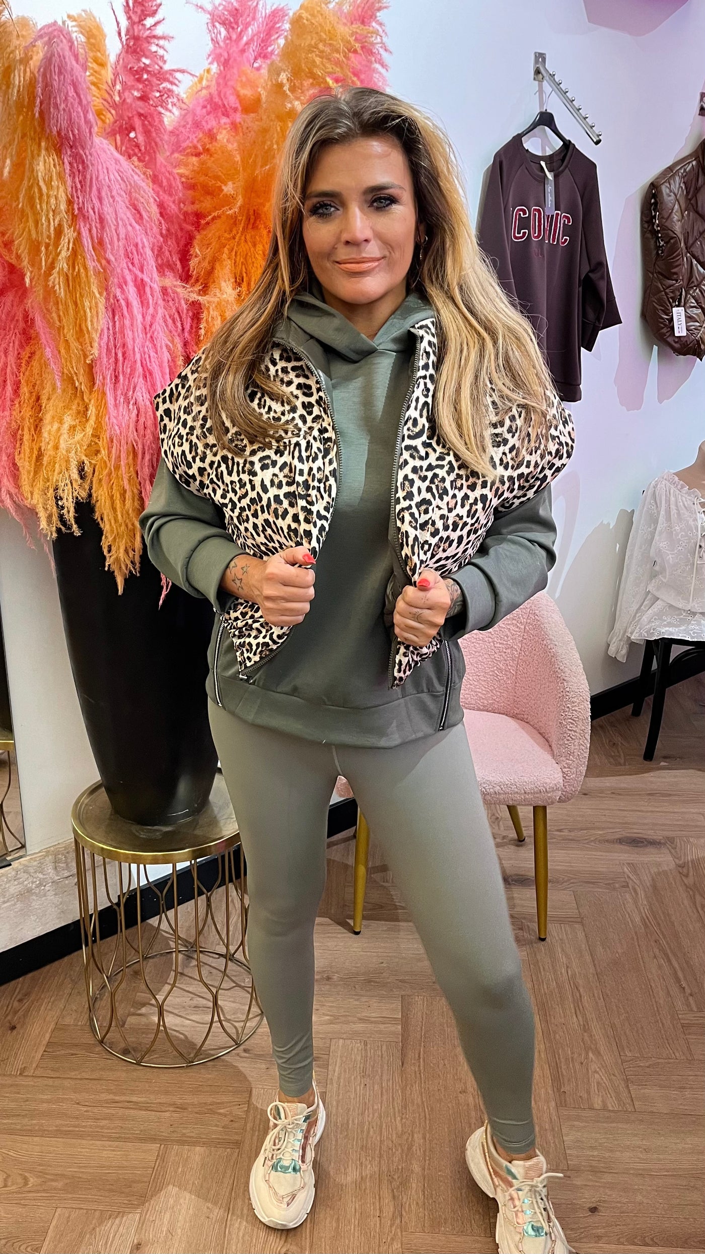 REVERSIBLE BODYWARMER ARMY