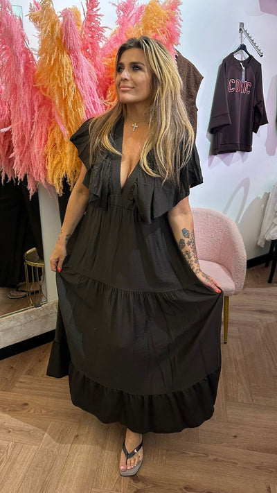 ACTIE JAIMY DRESS BROWN