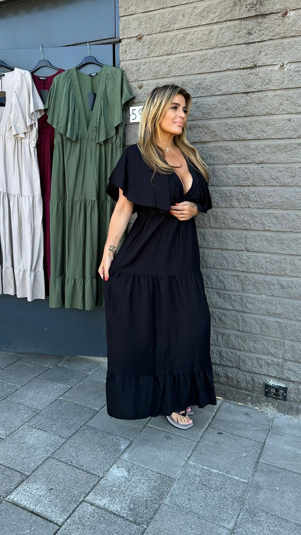 ACTIE JAIMY DRESS BLACK
